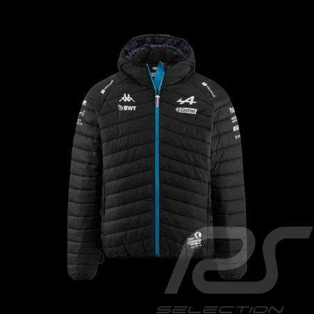 Veste Alpine Kappa F1 Team Doohan Gasly parka coupe-vent noir Kappa 341D2MW-005 - homme