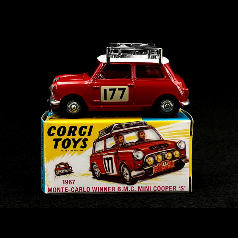 Mini Cooper S n° 177 Winner Monte Carlo Rally 1967 1/45 Corgi Toys