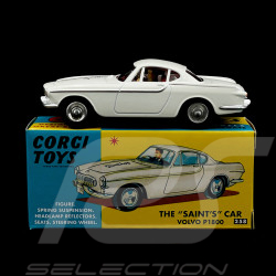 Volvo P 1800 1961  Simon Templar Le Saint Blanc 1/45 Corgi Toys CD54321004