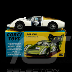 Porsche 906 Carrera 6 1967 Weiß / Blau 1/43 Corgi Toys CD54321005