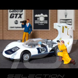 Porsche 906 Carrera 6 1967 Weiß / Blau 1/43 Corgi Toys CD54321005