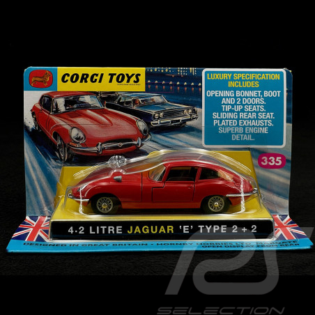 Jaguar 4.3l E-Type 1970 Red 1/43 Corgi Toys CD54321012