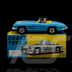 Mercedes-Benz 300SL Roadster Cabrio 1958 Blau 1/46 Corgi Toys CD54321013