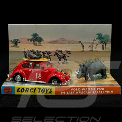 Volkswagen Beetle Rallye Safari n° 18 1954 1/44 Corgi Toys CD54321019