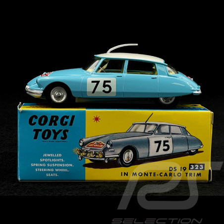 Citroën DS Monte Carlo n° 75 1965 1/47 Corgi Toys CD54321021