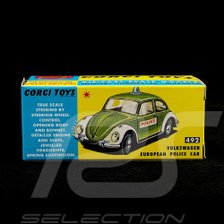 Volkswagen Coccinelle Police Allemande 1977 Vert 1/45 Corgi Toys CD54321028