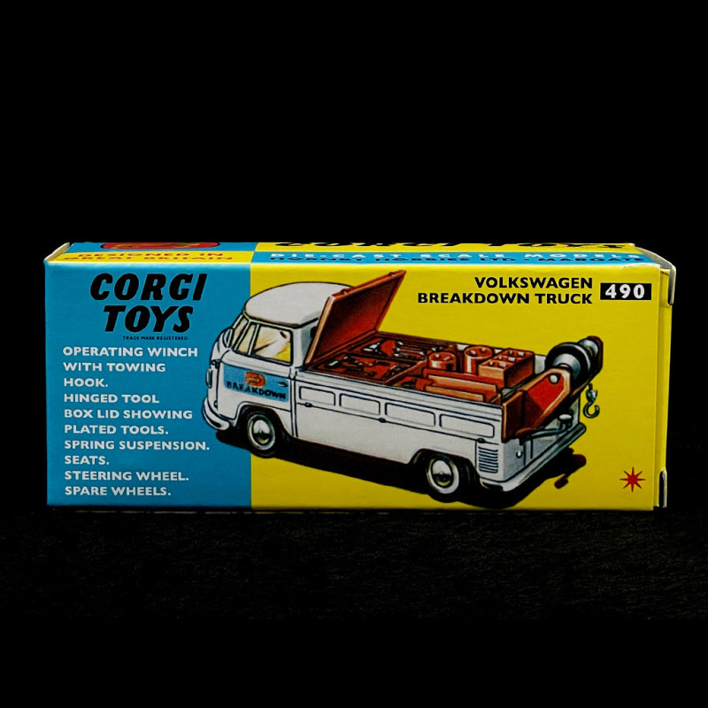 490 RARE réédition VW T1 Breakdown Truck dépanneuse 1/43 CORGI
