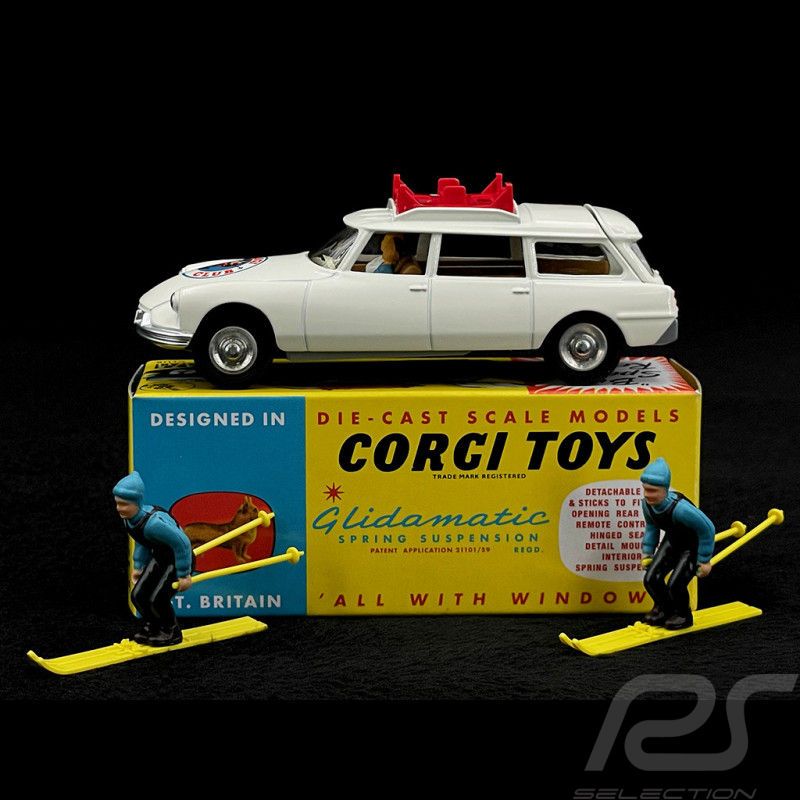 Citroën DS Safari Corgi Ski Club 1963 weiß 1/48 Corgi Toys CD54321044