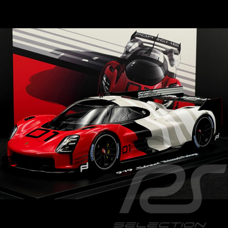 Porsche 919 Street Weissach Package 2017 Red / White 1/18 Spark WAP0210190RSTR