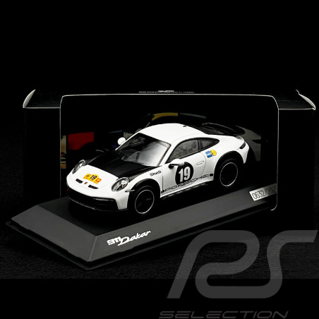 Porsche 911 Dakar Type 992 Rallye Safari 1971 n° 19 2023 Blanc / Noir 1/43 Minichamps WAP0209110R60Y