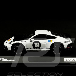 Porsche 911 Dakar Type 992 Rallye Safari 1971 n° 19 2023 Blanc / Noir 1/43 Minichamps WAP0209110R60Y