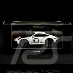 Porsche 911 Dakar Type 992 Rallye Safari 1971 n° 19 2023 Blanc / Noir 1/43 Minichamps WAP0209110R60Y