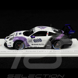 Porsche 911 GT3 Cup Type 992 n° 60 Vainqueur Porsche Carrera Cup Japon 2022 1/43 Spark SJ145