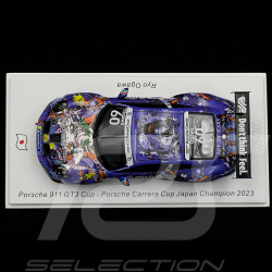 Porsche 911 GT3 Cup Type 992 n° 60 Sieger Porsche Carrera Cup Japan 2023 1/43 Spark SJ170