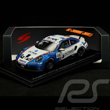 Porsche 911 GT3 Cup Type 992 n° 46 Vainqueur Porsche Carrera Cup Benelux 2023 1/43 Spark S5667