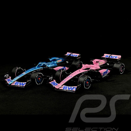 Duo Alpine A523 n° 31 & n° 10 Saison 2023 F1 1/18 Solido