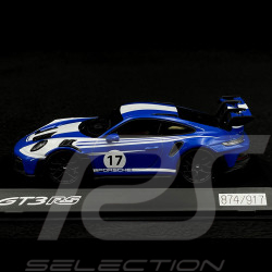 Porsche 911 GT3 RS Type 992 2023 Blau / Weiß 1/43 Spark WAP0202860SGT3