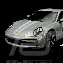 Porsche 911 Sport Classic Type 992 2022 Gris Sport Métallique / Intérieur Noir 1/18 Spark WAP0210120SSCL