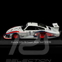 RARE - Hand-Signed by Norbert Singer - Porsche 935 Moby Dick 1978 n° 1 Martini 1/43 Minichamps WAP02004597