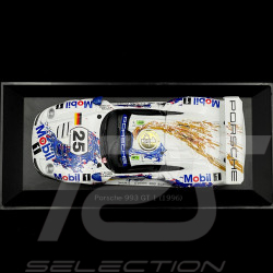 RARE - Hand-Signed by Norbert Singer - Porsche 911 type 993 GT1 Le Mans 1996 n° 25 Wollek 1/43 Minichamps WAP02004797