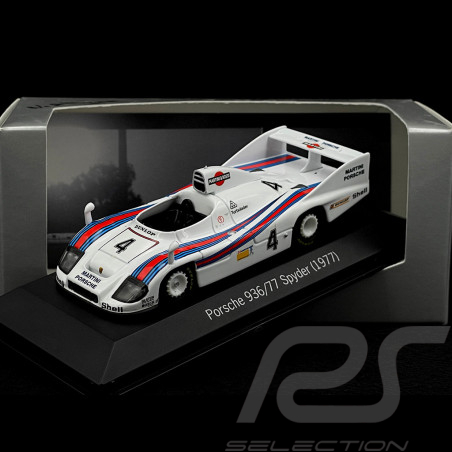 RARE - Hand-Signed by Norbert Singer - Porsche 936 Spyder Sieger Le Mans 1977 n° 4 Martini 1/43 Minichamps WAP0200449