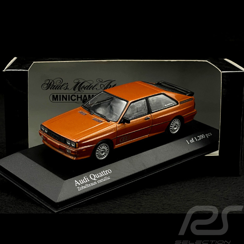Audi Quattro 1981 Marron Métallique 1/43 Minichamps 430019426