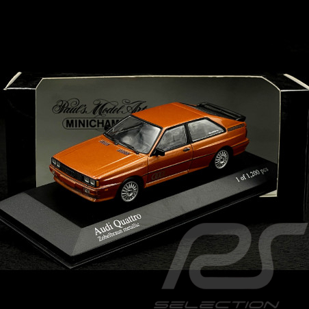 Audi Quattro 1981 Braun Metallisch 1/43 Minichamps 430019426