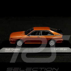 Audi Quattro 1981 Brown Metallic 1/43 Minichamps 430019426