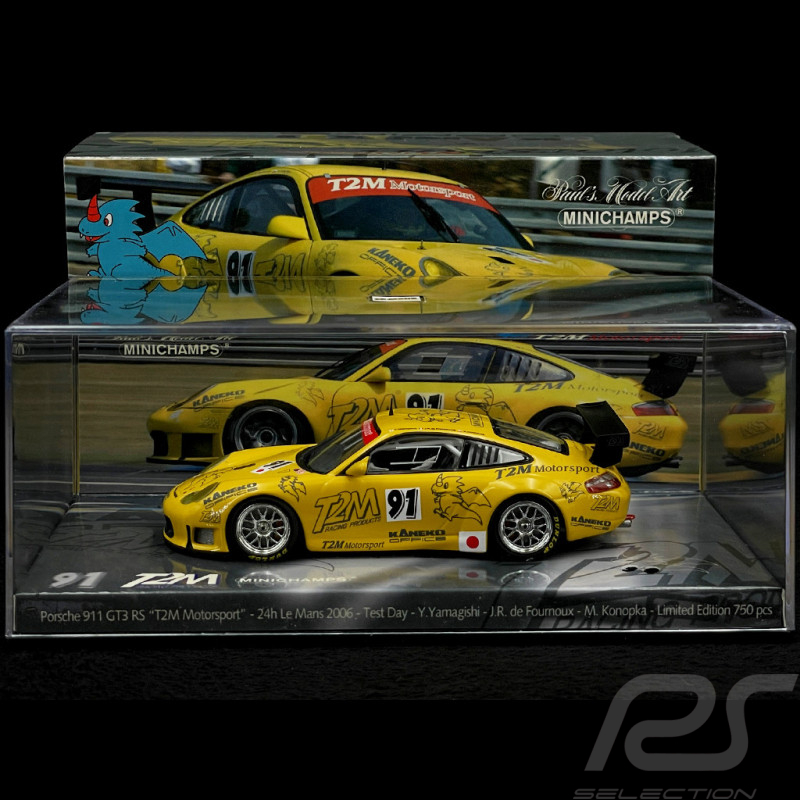 Porsche 911 GT3 RS Type 996 n° 91 24h Le Mans 2006 1/43 Minichamps 403066981