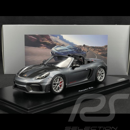 Porsche 718 Spyder RS Type 982 2024 Gris Vanadium Métallisé 1/18 Spark WAP0212160RSPY