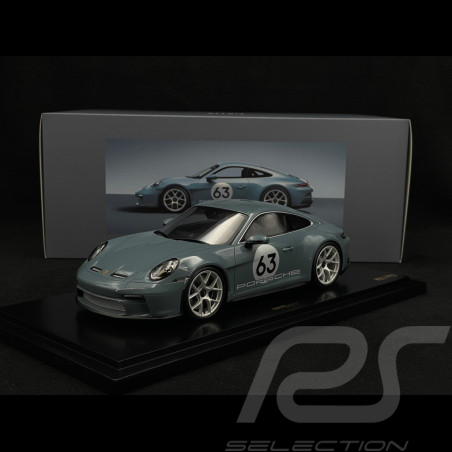 Porsche 911 S/T Type 992 2023 Bleu Rivage Métallique 1/18 Spark WAP0213150R0ST - RARE - Seulement 911 exemplaires