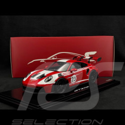 Porsche 911 GT3 RS Type 992 n° 23 Salzburg 2023 Red / White 1/18 Spark WAP0212820SGT3