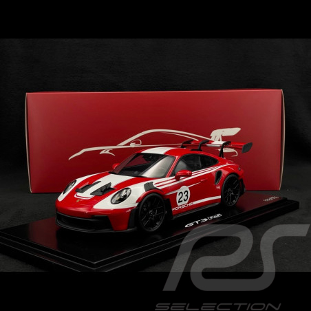 Porsche 911 GT3 RS Type 992 n° 23 Salzburg 2023 Red / White 1/18 Spark WAP0212820SGT3