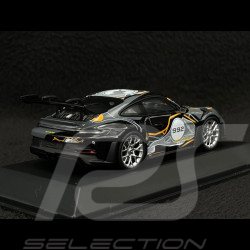 Porsche 911 GT3 RS Type 992 n°992 Weissach Test Track 2023 Grau / Orange 1/43 Spark WAP0202880SGT3