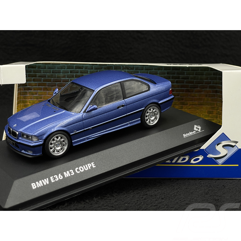BMW M3 E36 Coupé 1999 Bleu Estoril 1/43 Solido S4315202