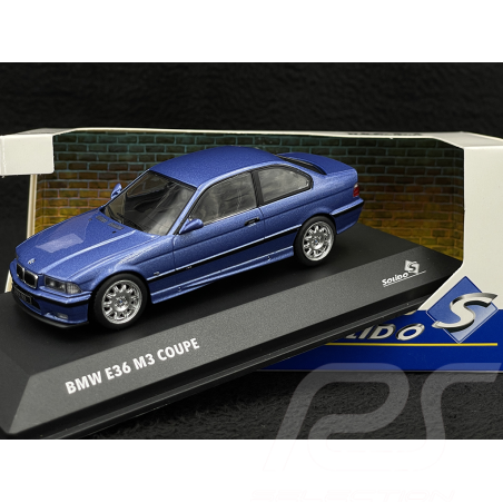 BMW M3 E36 Coupé 1999 Bleu Estoril 1/43 Solido S4315202