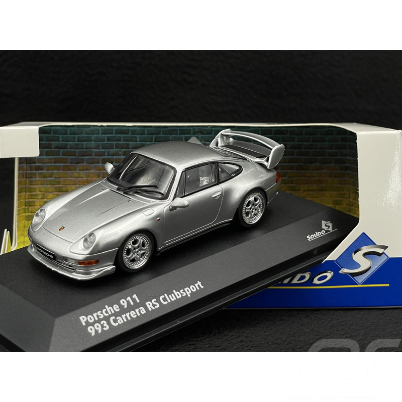 Porsche 911 RS Clubsport Type 993 1993 Argent Polaire 1/43 Solido S4313803