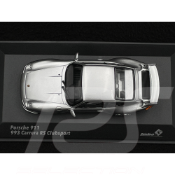 Porsche 911 RS Clubsport Type 993 1993 Argent Polaire 1/43 Solido S4313803