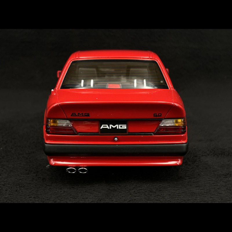 Miniature neuve Mercedes-Benz 300E 6.0 AMG Signal Red 568 1/18 Ot
