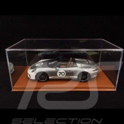 1/18 BBR Vitrine für Modelle Boden Alcantara Braun premium quality