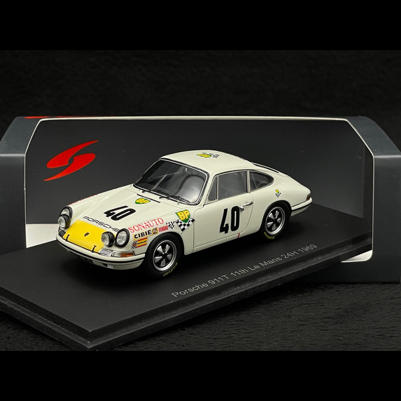 TROFEU TRFDSN128 Escala 1/43 | PORSCHE 911T COUPE TEAM WICKY RACINGN 42 24h LE MANS 1969 A.WICKY