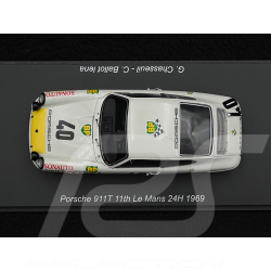 Porsche 911 T n° 40 24h Le Mans 1969 1/43 Spark S9743