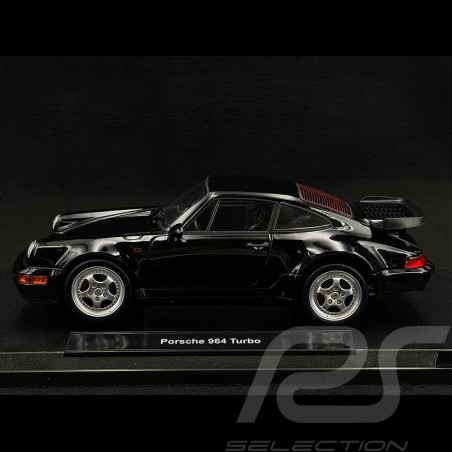 Porsche 911 Turbo Type 964 1989 Black 1/18 Welly 18026BK