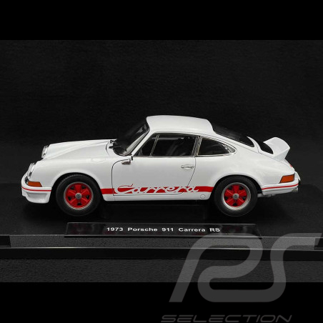 Porsche 911 Carrera RS 2.7 1973 blanche / rouge 1/18 Welly 18044