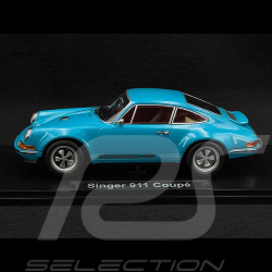 Singer Porsche 911 Coupé 2014 Bleu Turquoise 1/18 KK Scale KKDC180445