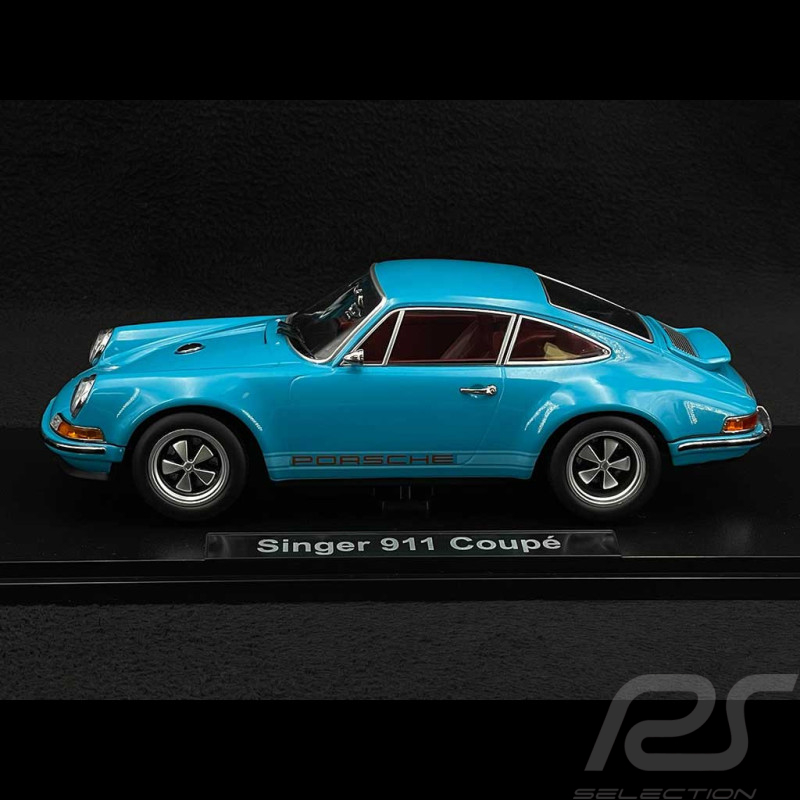 Singer Porsche 911 Coupé 2014 Türkisblau 1/18 KK Scale KKDC180445