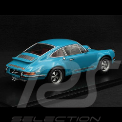 Singer Porsche 911 Coupé 2014 Bleu Turquoise 1/18 KK Scale KKDC180445