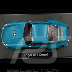 Singer Porsche 911 Coupé 2014 Bleu Turquoise 1/18 KK Scale KKDC180445