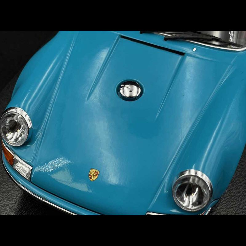 Singer Porsche 911 Coupé 2014 Bleu Turquoise 1/18 KK Scale KKDC180445