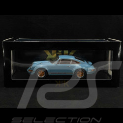 Singer Porsche 911 Coupé light blue/orange 1/18 KK Scale KKDC180441